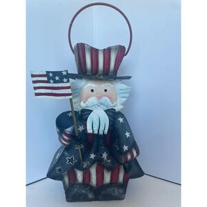 Home Interiors Patriotic Uncle Sam Candle Holder